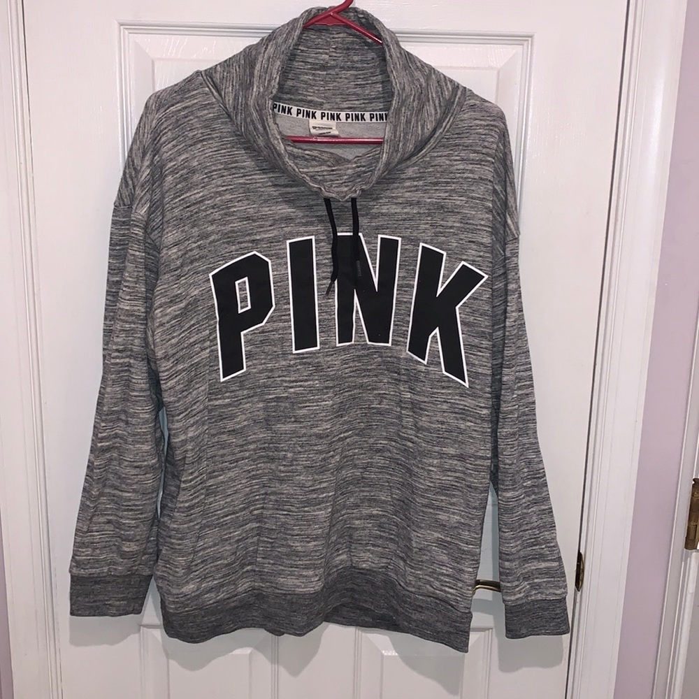 VS PINK gray sweatshirt